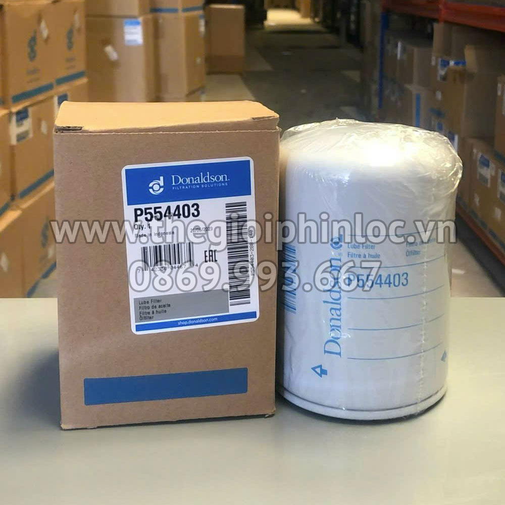 Donaldson P554403 lọc nhớt - Thay thế PERKINS 2654403