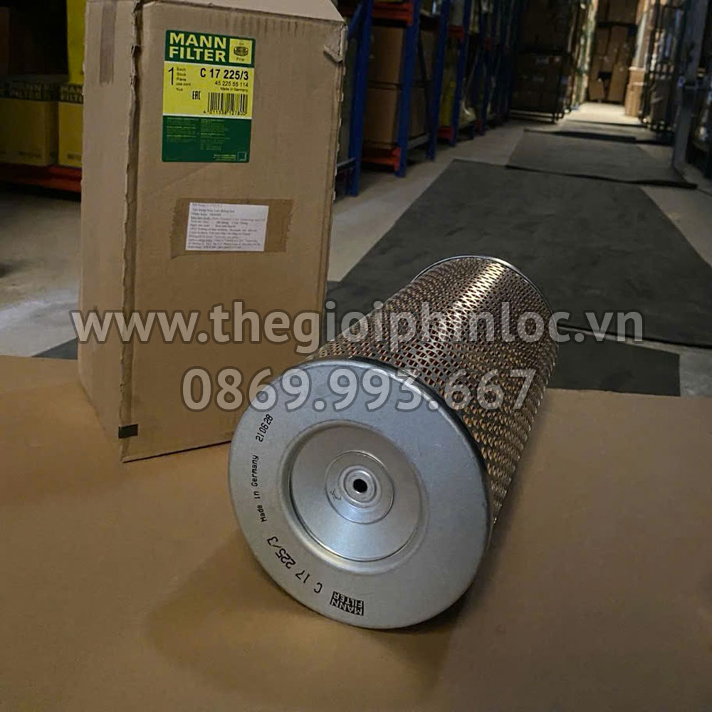 C17225/3 Mann Filter lọc gió thô động cơ