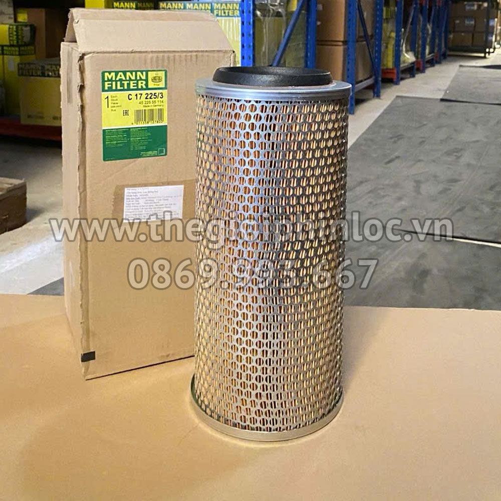 C17225/3 Mann Filter lọc gió thô động cơ