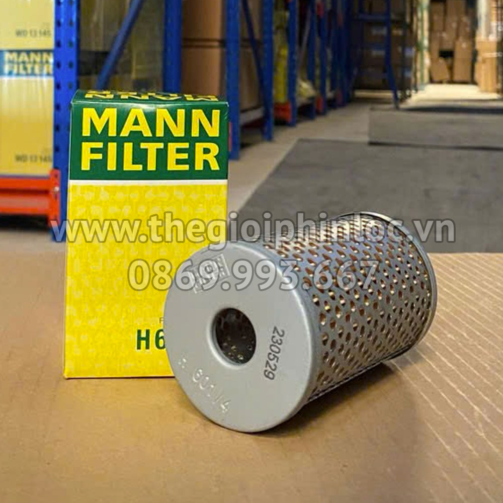 Mann Filter H601/4 lọc thủy lực động cơ chính hãng