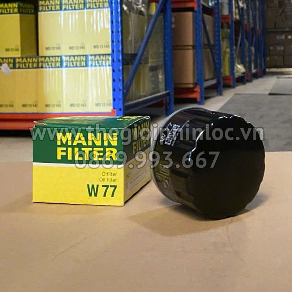 Mann Filter W77 lọc nhớt động cơ chính hãng