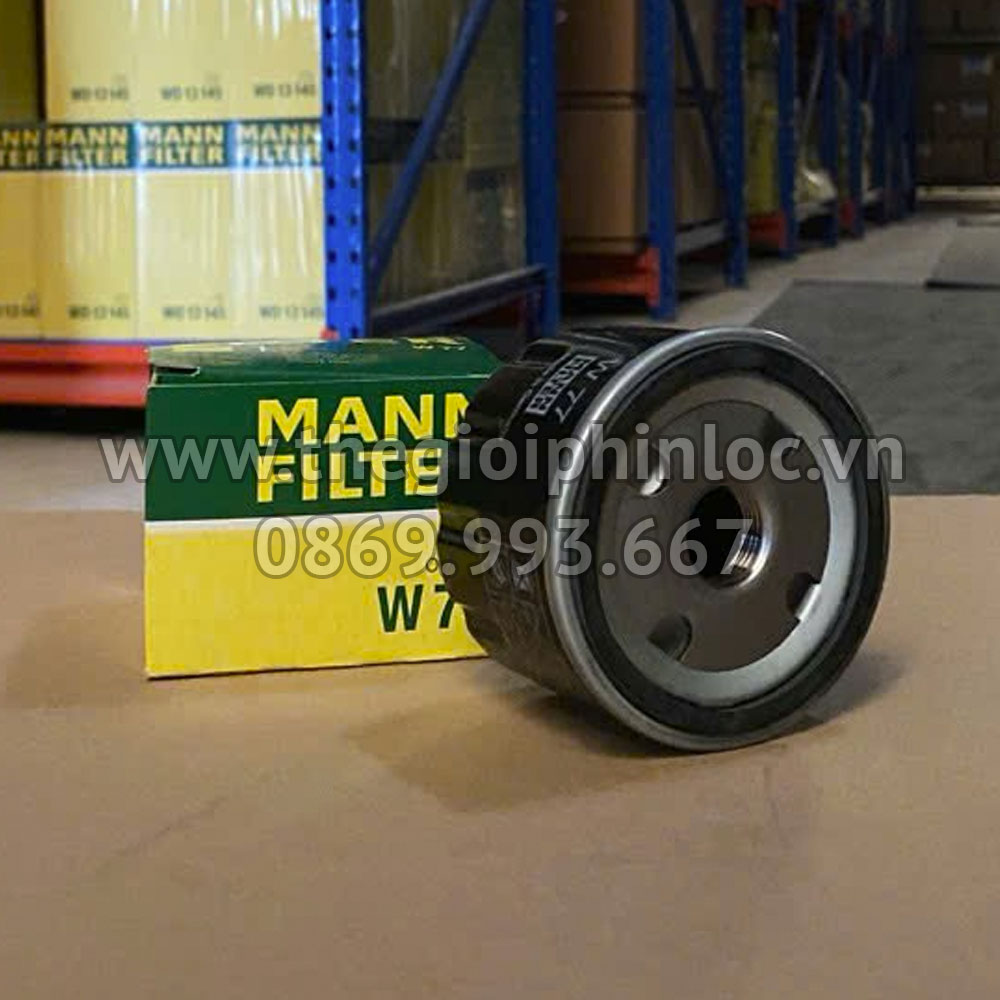 Mann Filter W77 lọc nhớt động cơ chính hãng