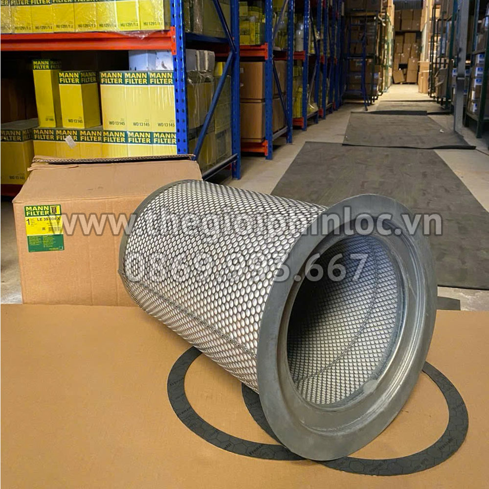 Mann Filter LE39004x lọc tách dầu động cơ - Thay thế INGERSOLL-RAND 93519874