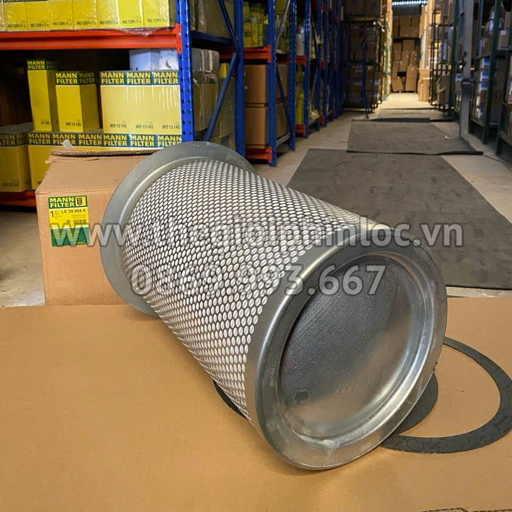Mann Filter LE39004x lọc tách dầu động cơ - Thay thế INGERSOLL-RAND 93519874