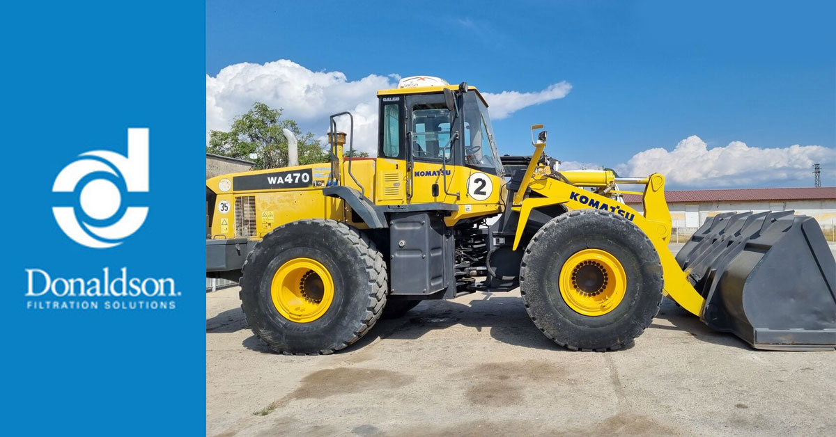 Bộ lọc Donaldson dùng cho máy xúc lật Komatsu WA470 – Giải pháp lọc tối ưu cho hiệu suất bền bỉ